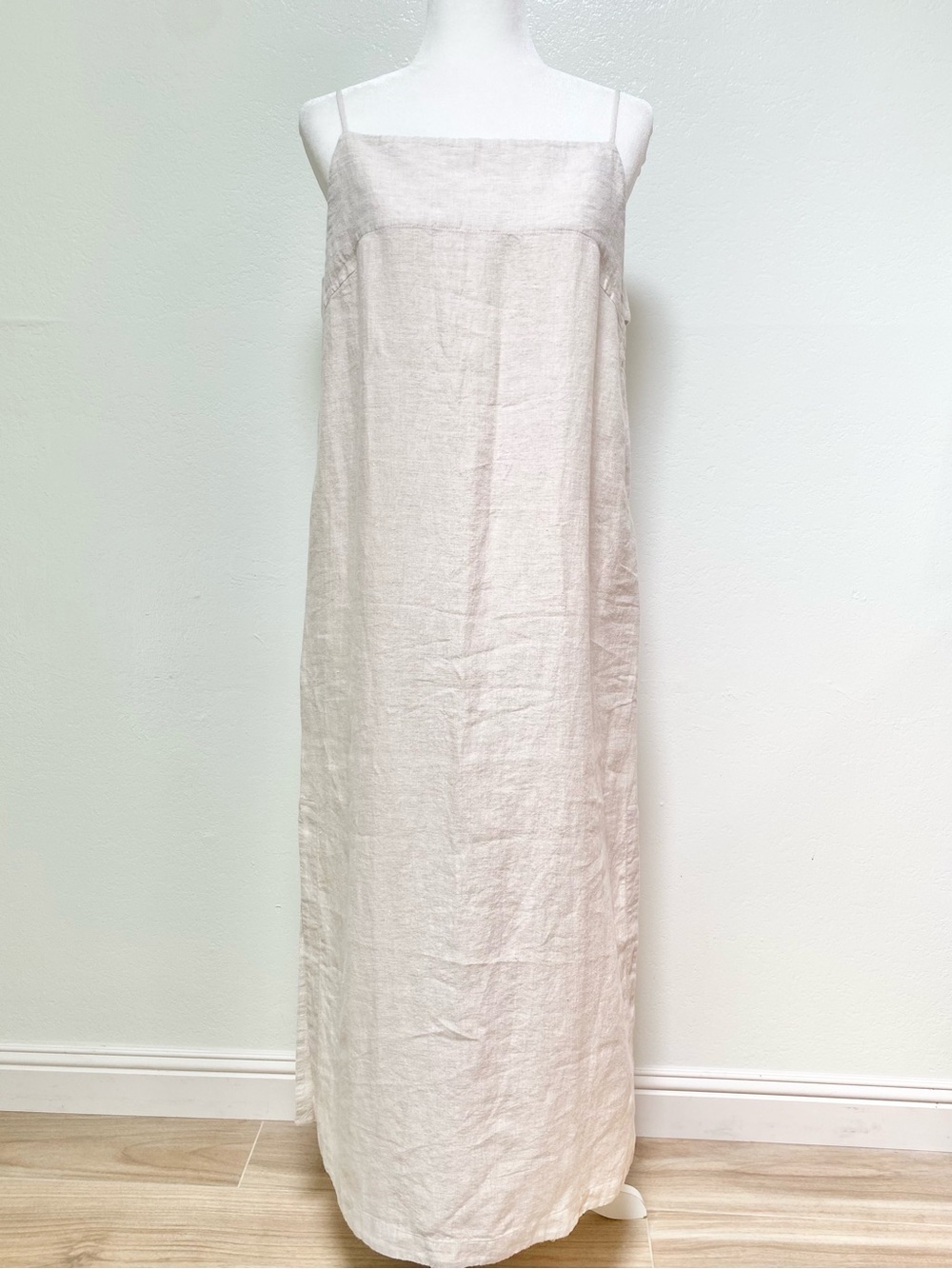 Lilly Pilly Kai Organic Linen Slip Dress Women’s M